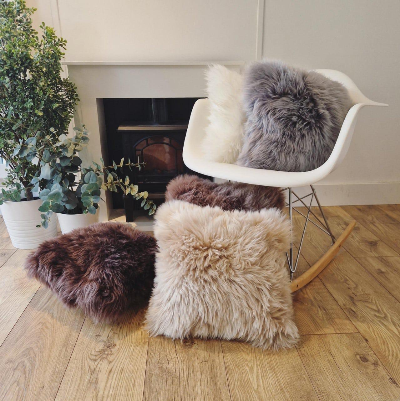 Sheepskin Cushion Cover Sheepskin.co.uk