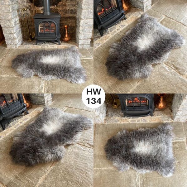 100% British Grey Herdwick Sheepskin Rugs - Sheepskin.co.uk