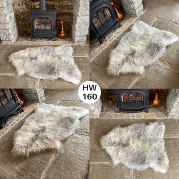 100% British Grey Herdwick Sheepskin Rugs - Sheepskin.co.uk