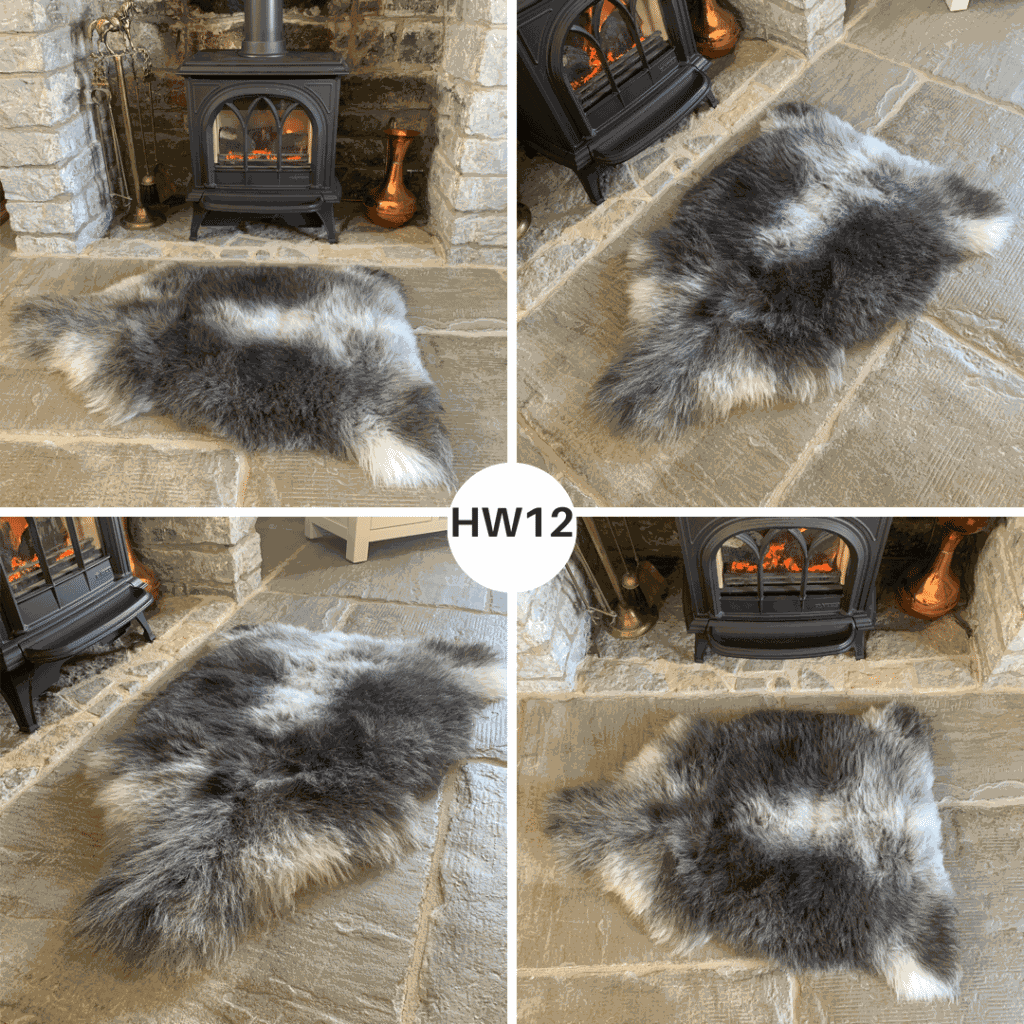 100% British Grey Herdwick Sheepskin Rugs - Sheepskin.co.uk