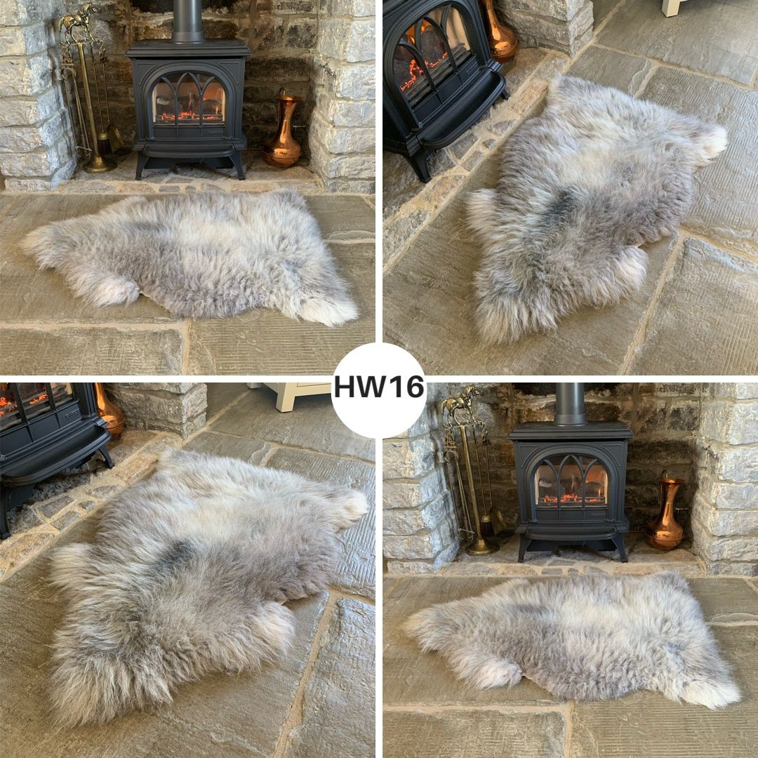 100% British Grey Herdwick Sheepskin Rugs - Sheepskin.co.uk