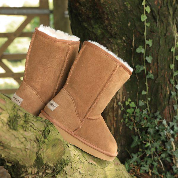 new look sheepskin boots