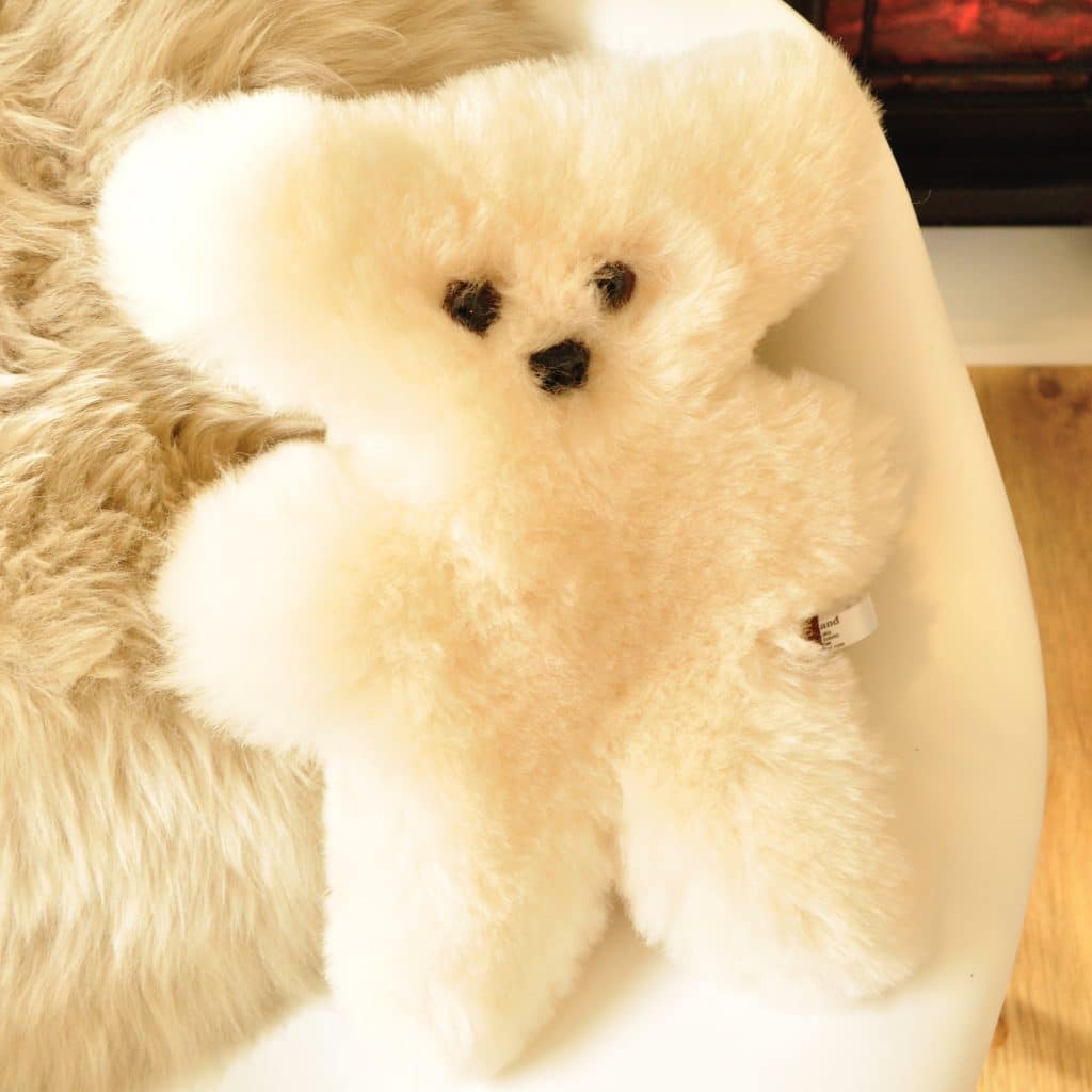 Flat sheepskin deals teddy bear