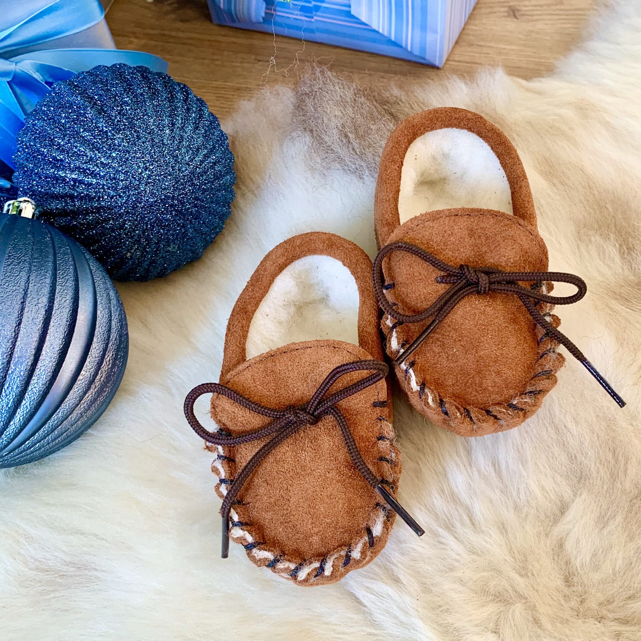 Handmade British Baby and Toddler Slippers 