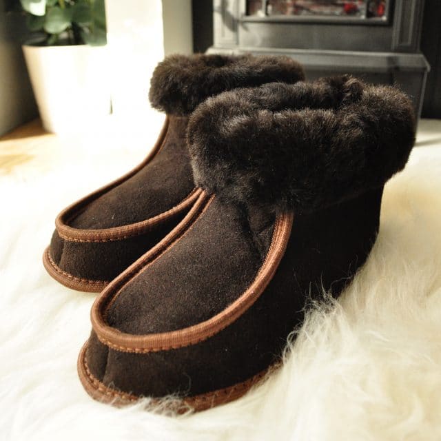 Somerset Range: Jane Sheepskin Slippers - Size 9 only - Sheepskin.co.uk