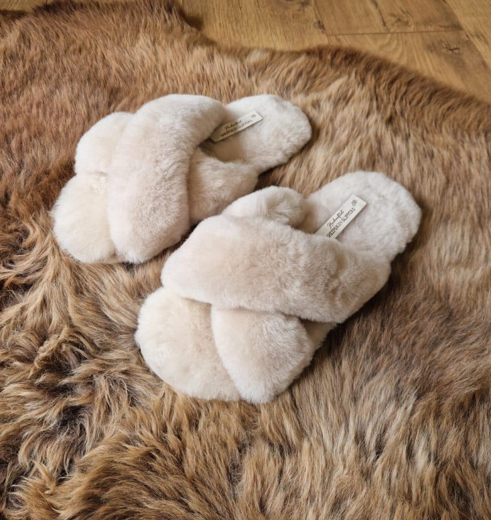 British Traditional Range Handmade Sheepskin Slippers 