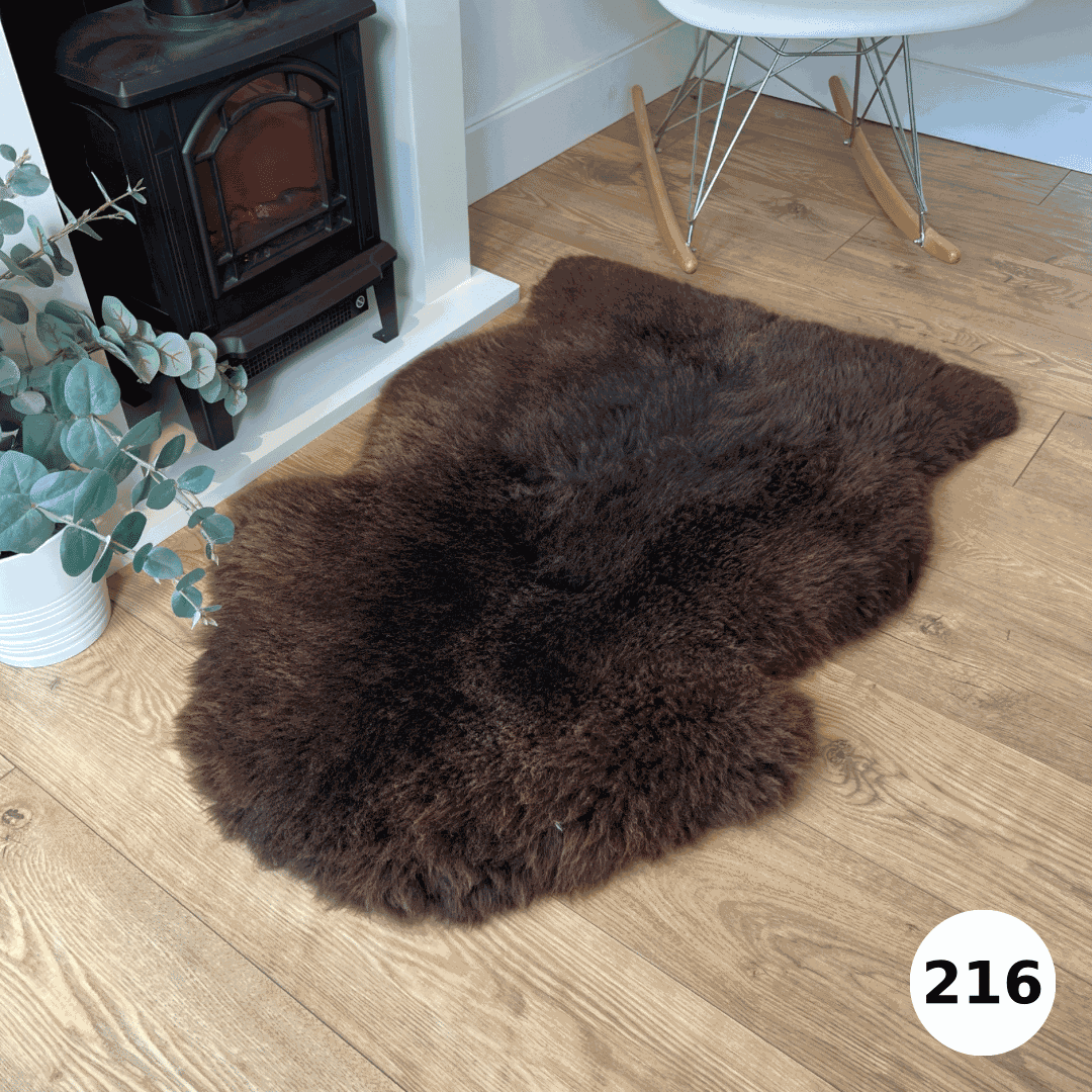 100% British Undyed Rare Breed Sheepskin Rugs - Mixed Colours ...